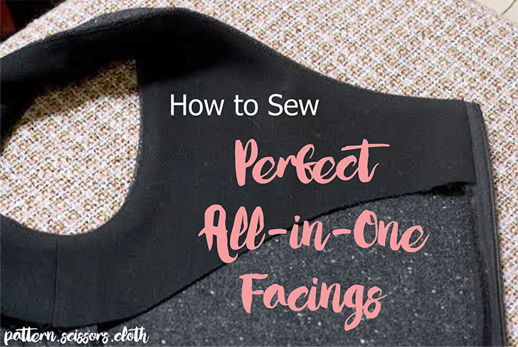 How to sew perfect all-in-one facings