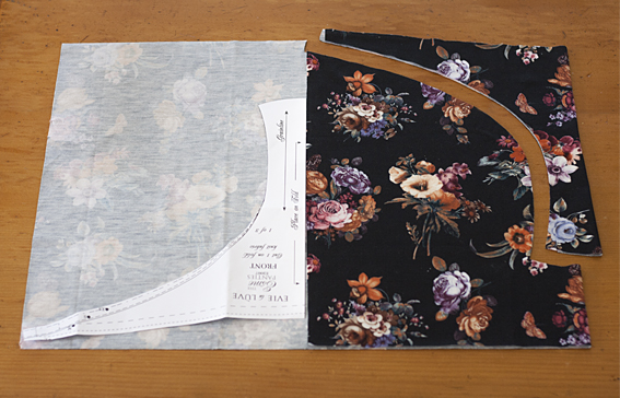 pattern scissors cloth front