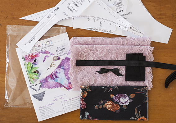 pattern scissors cloth kit