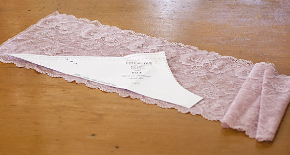 pattern scissors cloth lace