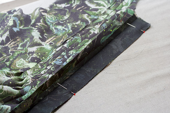 Sewing Front Band on DP Studio Le 604 Shirt