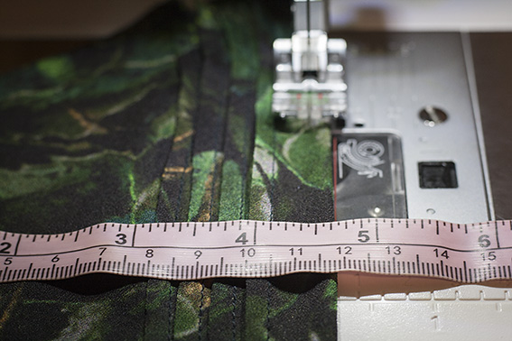 Sewing Tucks on DP Studio Le 604 Shirt