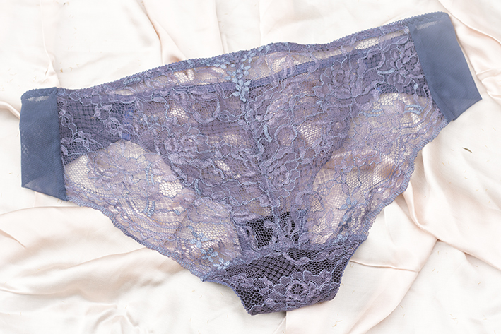 Pattern Scissors Cloth - Amethyst Lace Lingerie Set