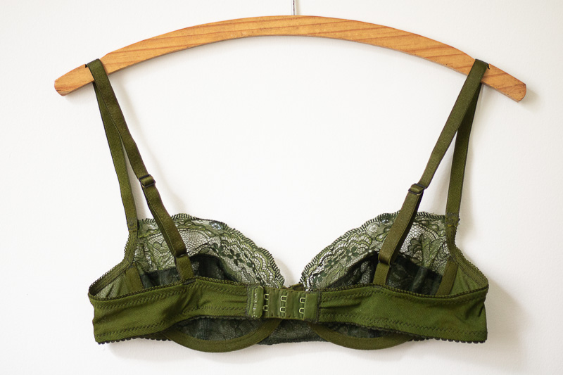 Khaki Lingerie Set by Pattern Scissors Cloth
